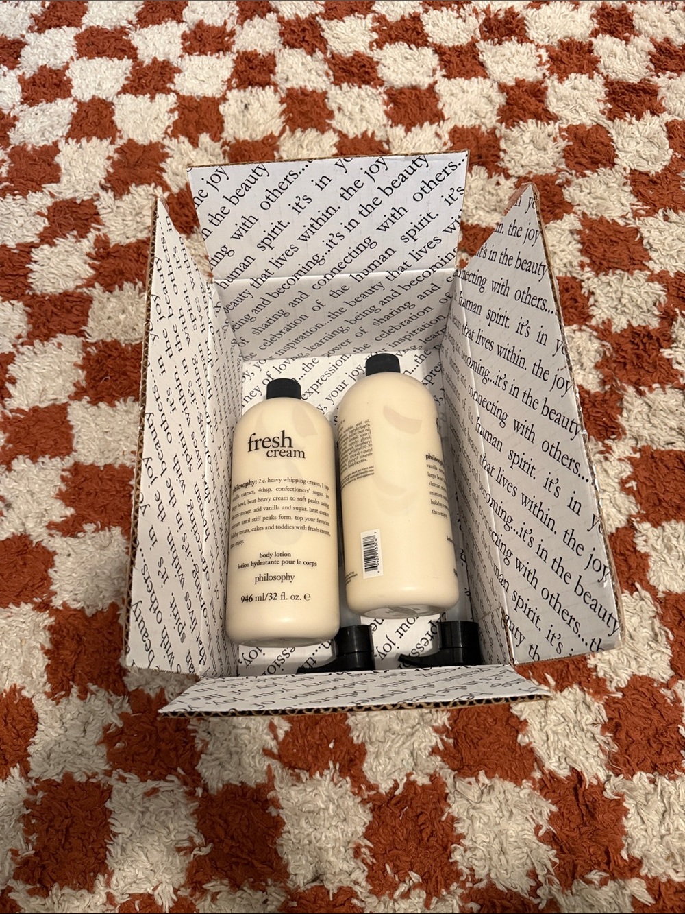Philosophy Fresh Cream Body Lotion x2